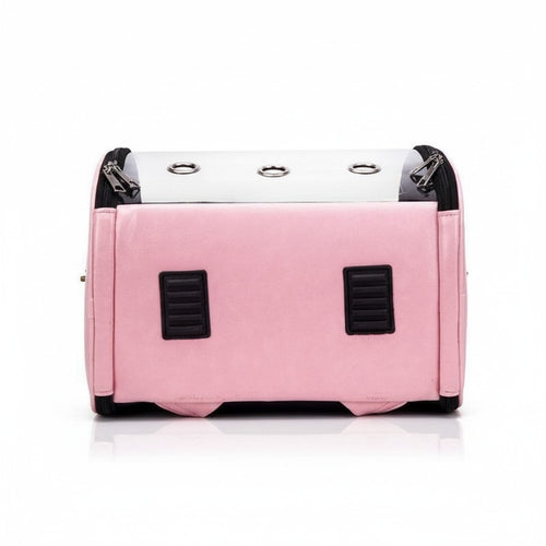 Bubble Window Pet Backpack with Breathable Side Vents detail