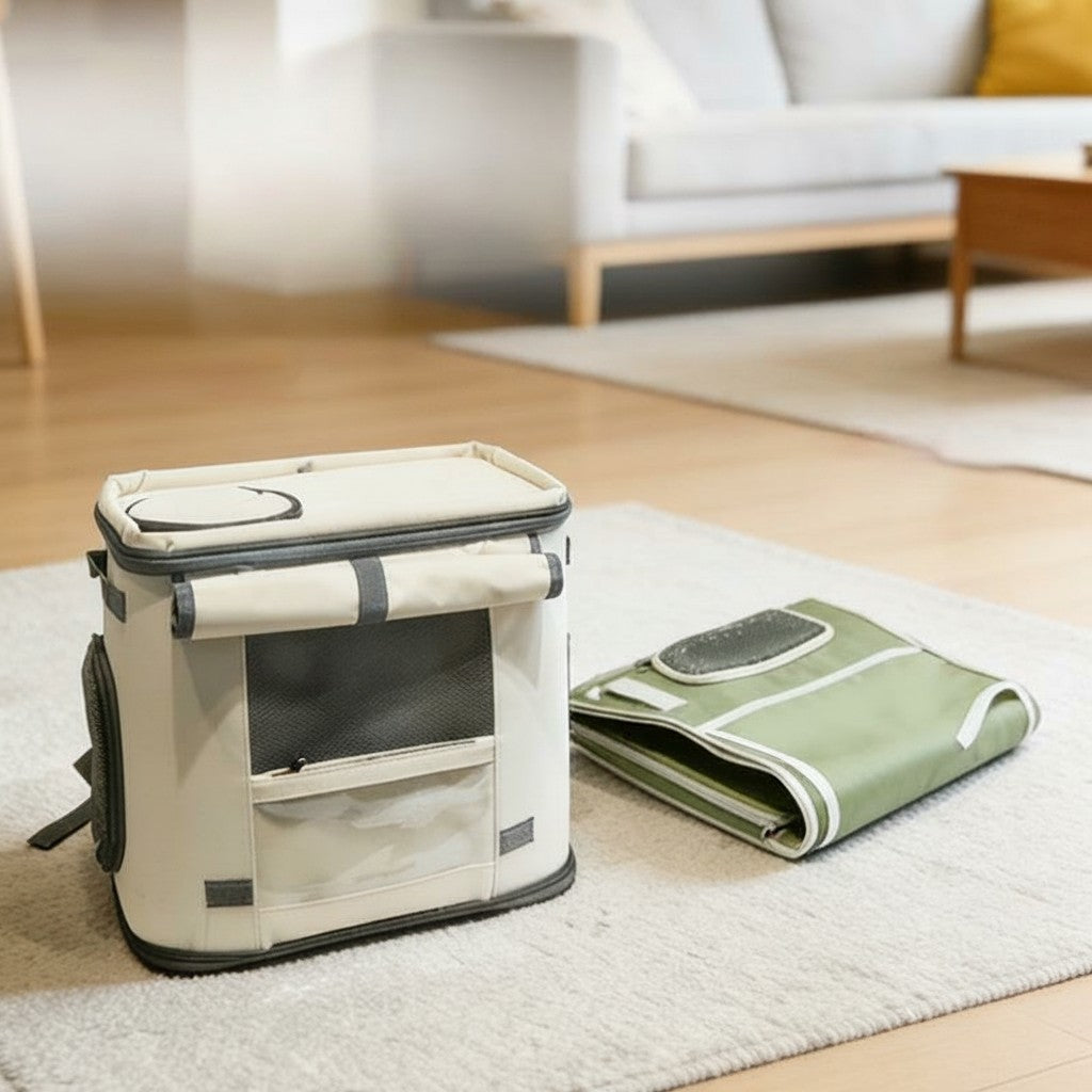 Collapsible Pet Backpack Carrier detail