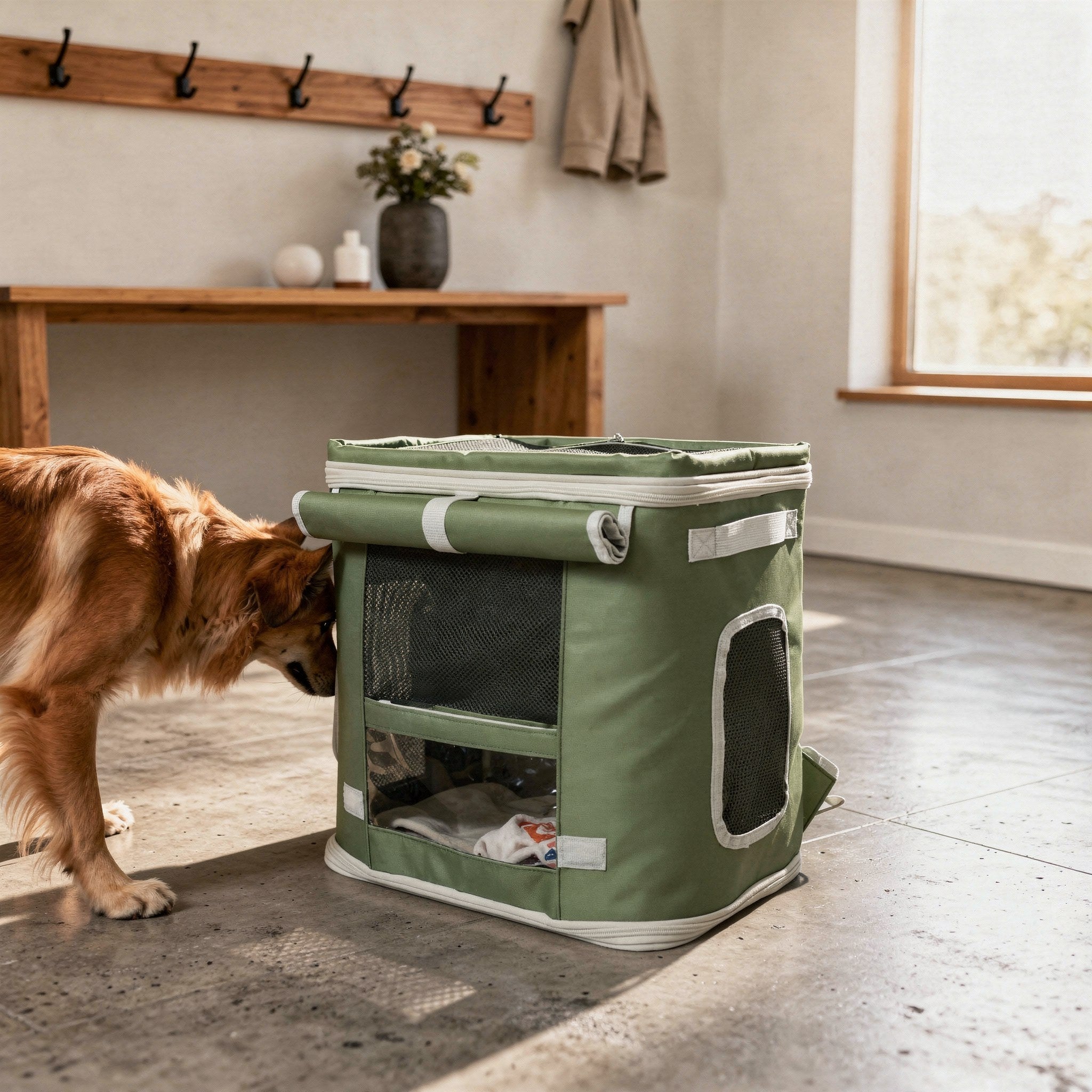 Collapsible Pet Backpack Carrier