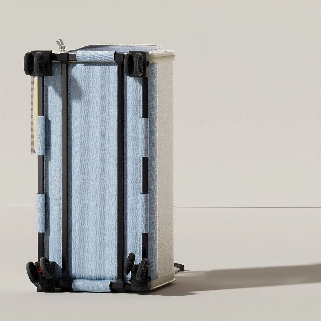 Extended Trolley Pet Carrier with Telescoping Handle detail