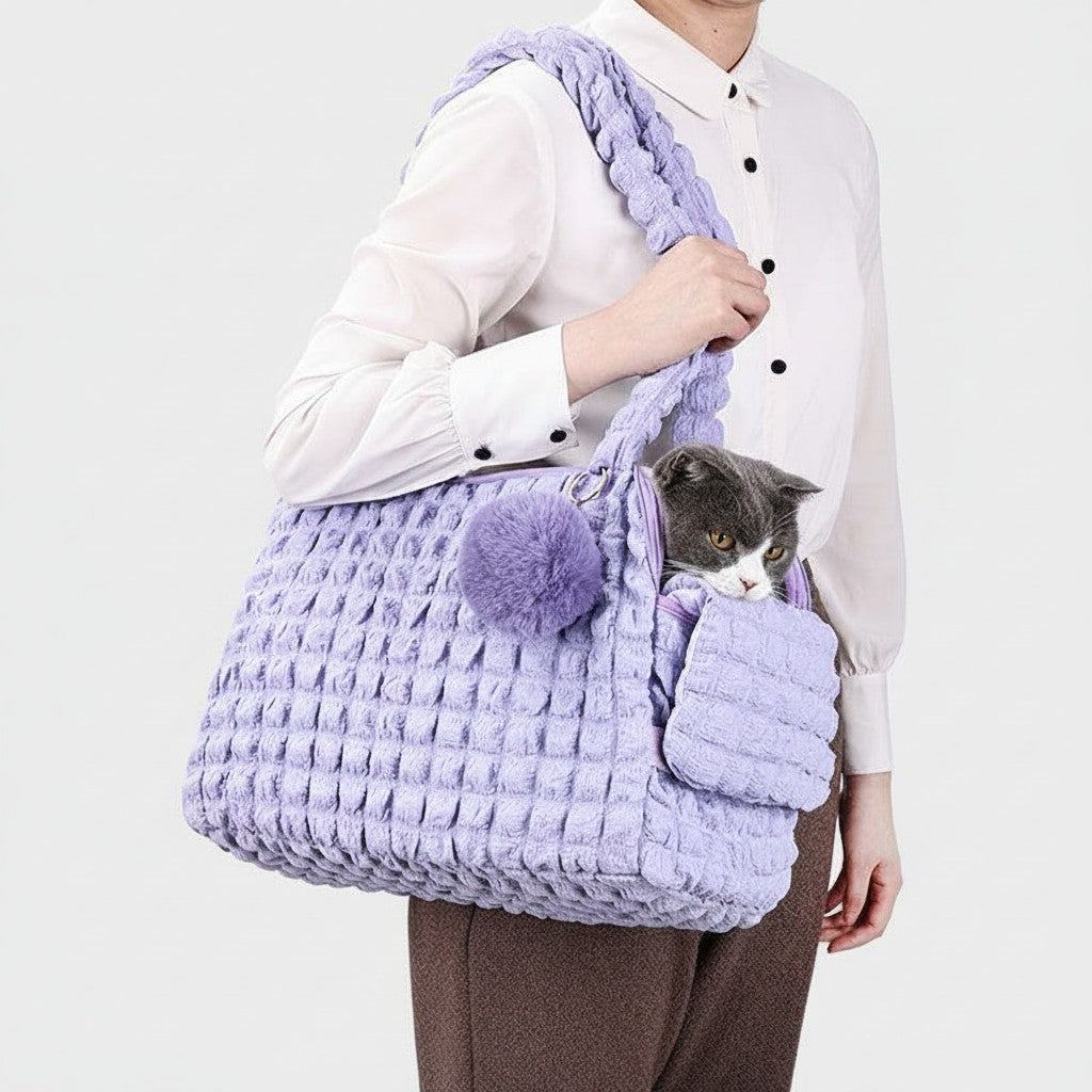 Handheld Crossbody Pet Carrier detail