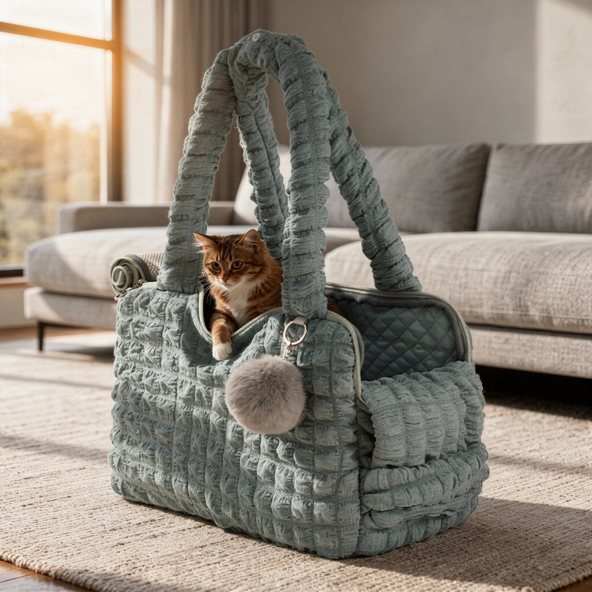 Handheld Crossbody Pet Carrier