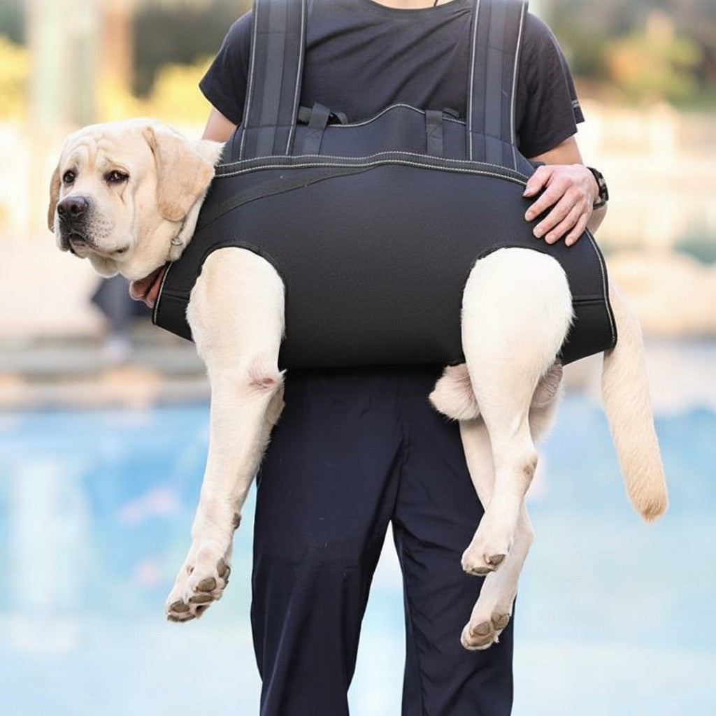 Multi-Function Outdoor Dog Carrier Backpack with Mobility Support detail