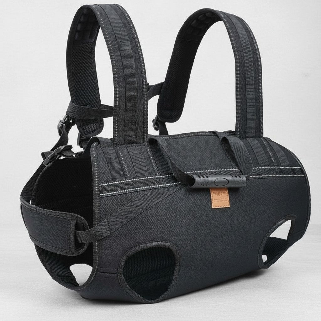 Multi-Function Outdoor Dog Carrier Backpack with Mobility Support detail