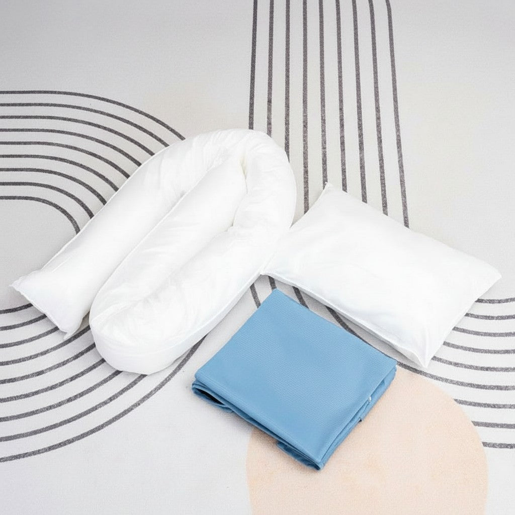 Ribbed Pet Bed with Washable Cover detail