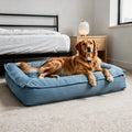 Ribbed Pet Bed with Washable Cover