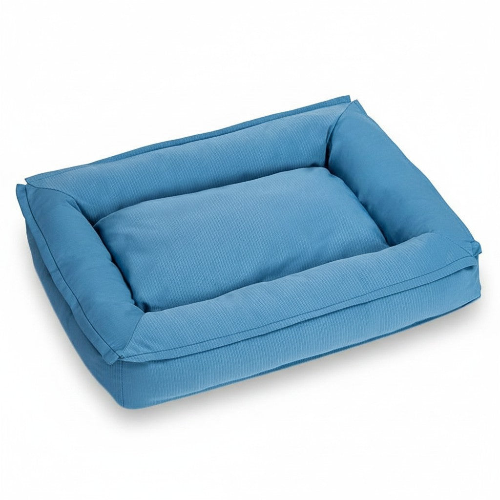 Ribbed Pet Bed with Washable Cover detail