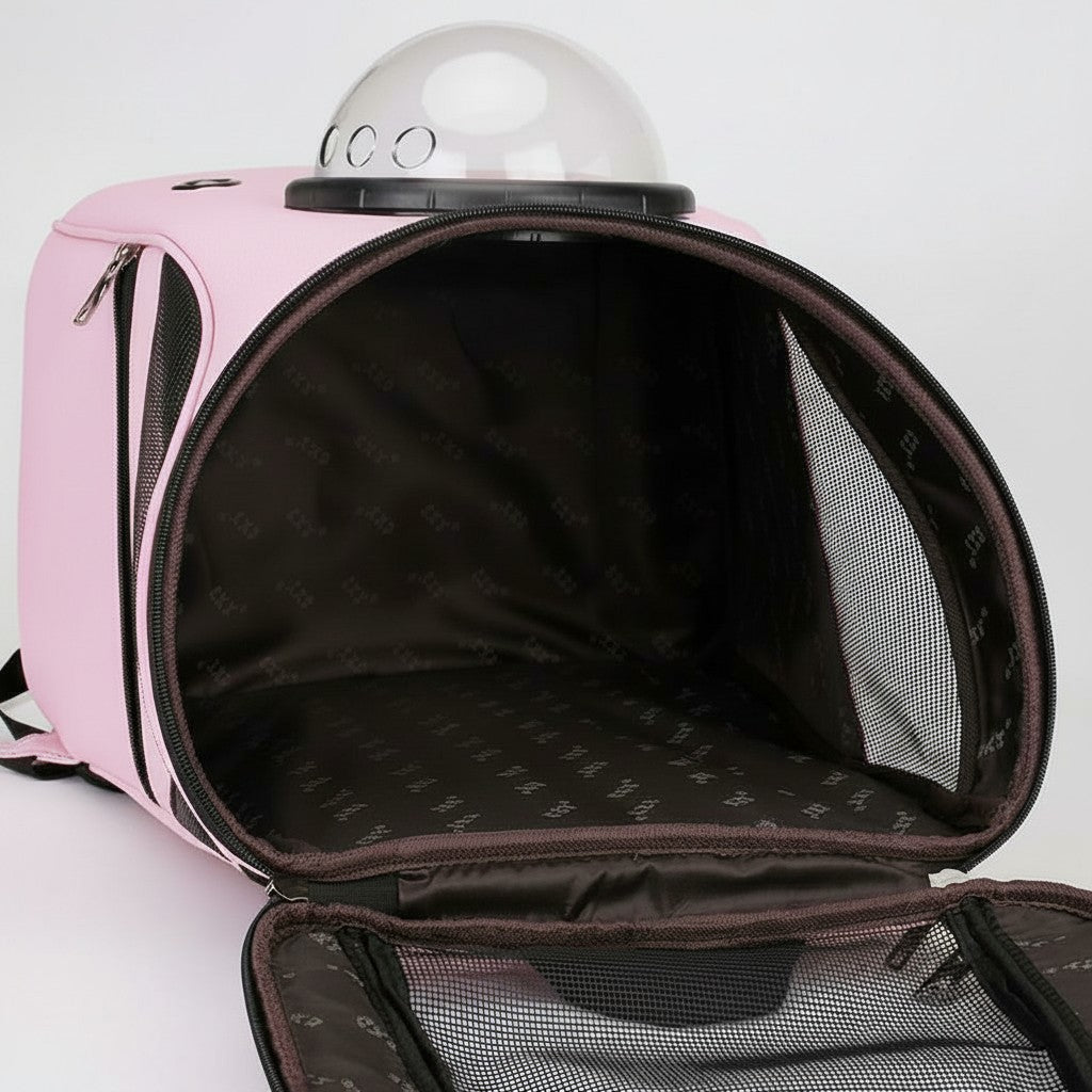 Space Capsule Pet Carrier Backpack detail