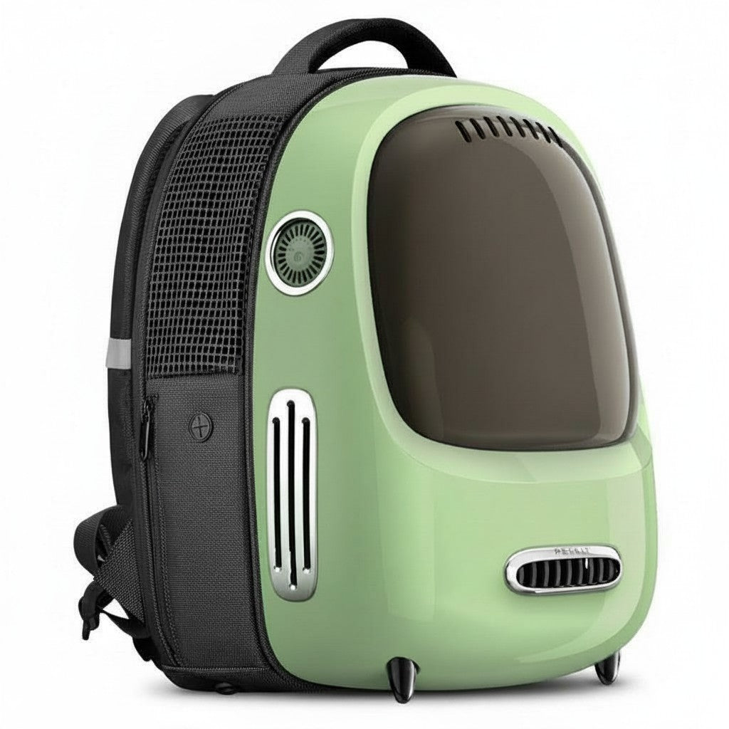 Space Capsule Ventilated Pet Backpack Carrier detail