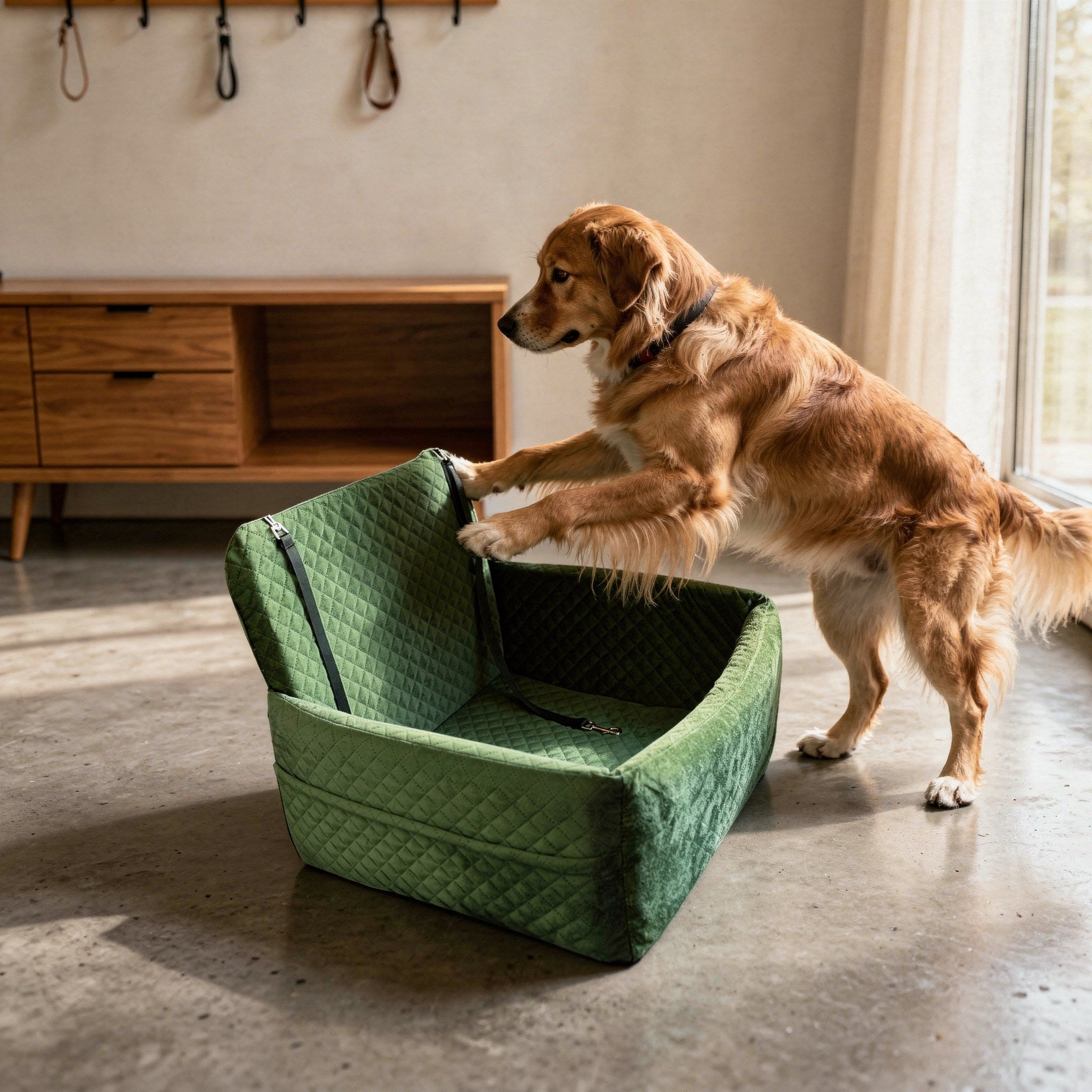 Travel-Ready Dog Car Seat and Lounger